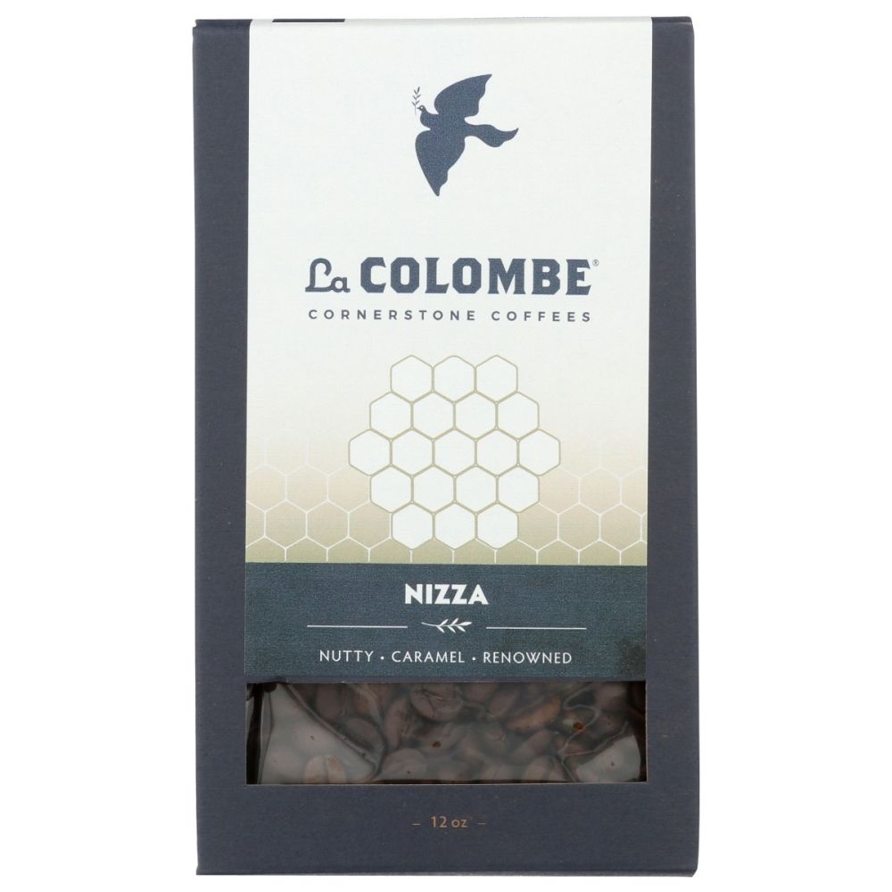 LA COLOMBE: Coffee Whl Bean Nizza, 12 oz
