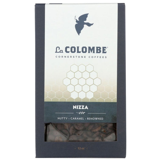 LA COLOMBE: Coffee Whl Bean Nizza, 12 oz