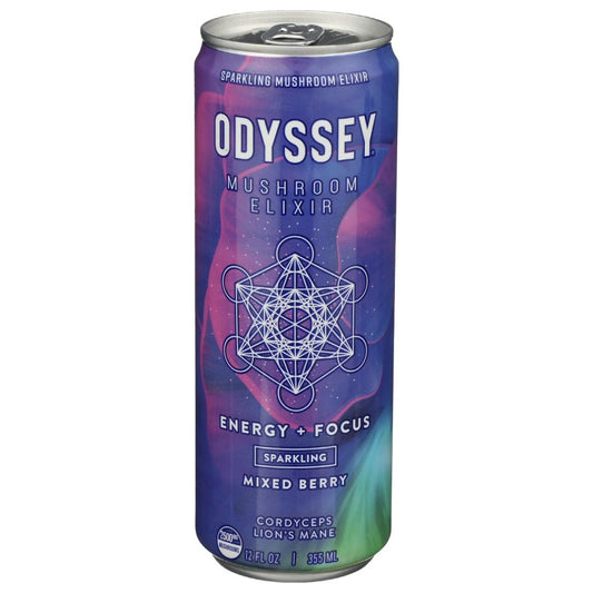 ODYSSEY ELIXIR: Energy Plus Focus Mixed Berry, 12 fo