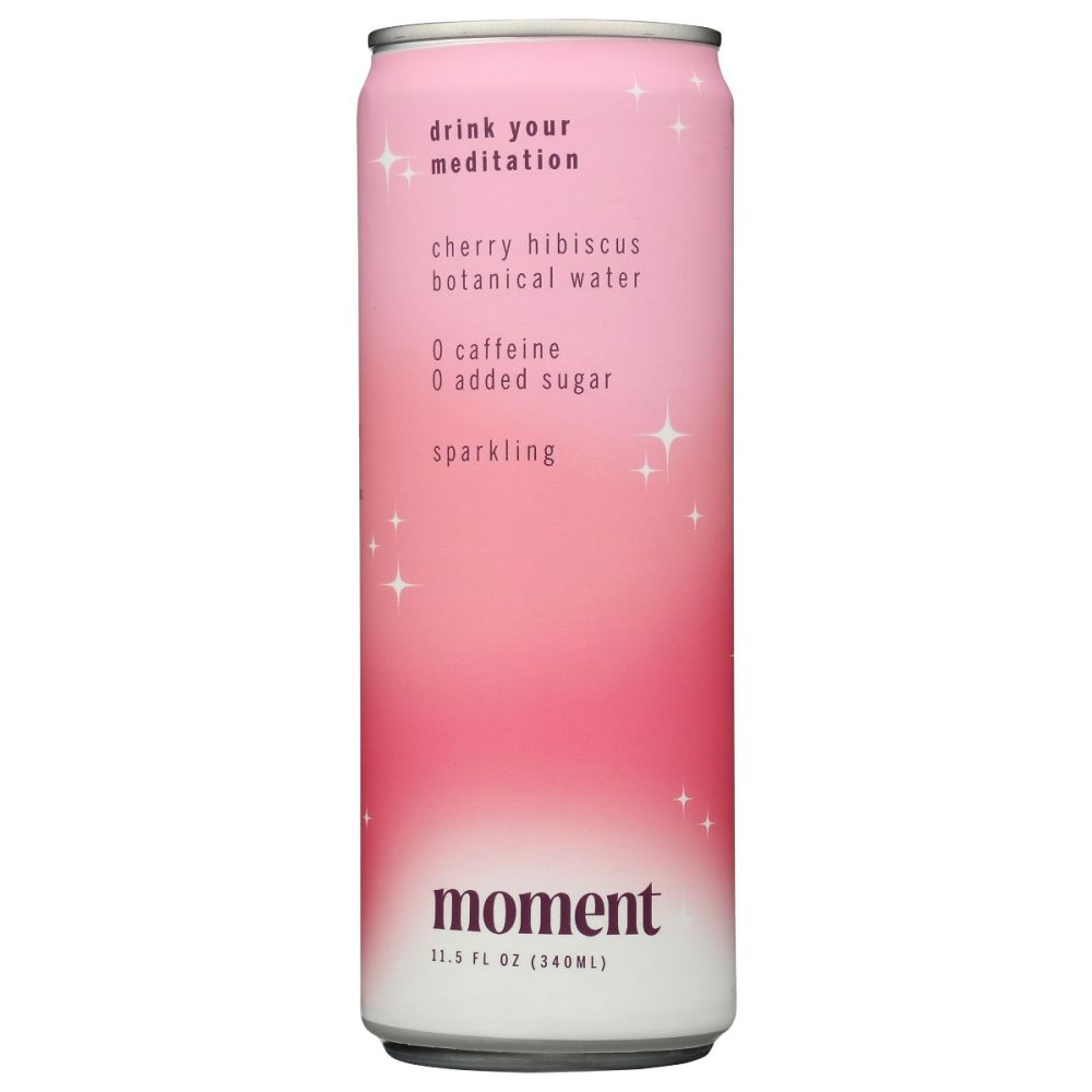 MOMENT: Cherry Hibiscus Chlorophyll Botanical Water, 11.5 fo