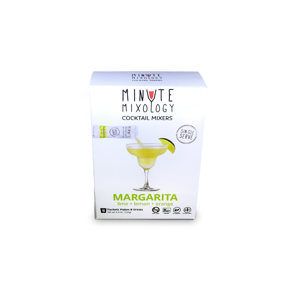 MINUTE MIXOLOGY: Cocktail Mixers Margarita 8 Packets, 4.4 oz