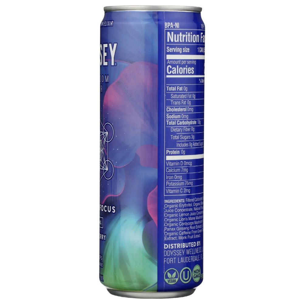 ODYSSEY ELIXIR: Energy Plus Focus Mixed Berry, 12 fo