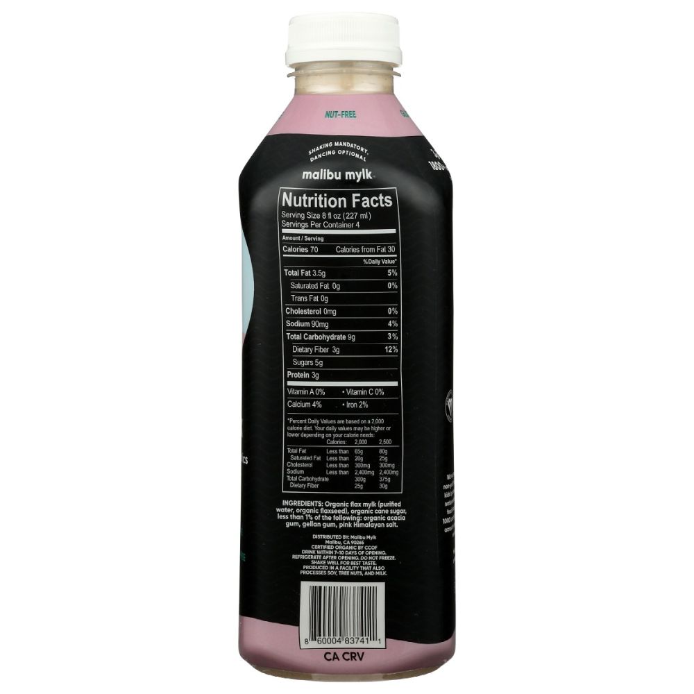 MALIBU MYLK: Organic Flax Mylk Original, 32 oz