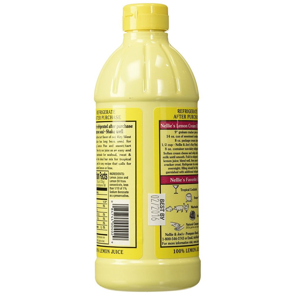 NELLI & JOE'S: Key West Lemon Juice, 16 oz