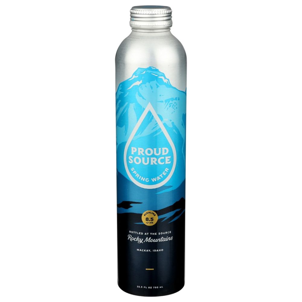 PROUD SOURCE: Rocky Mountain Alkaline Spring Water, 25.3 fo