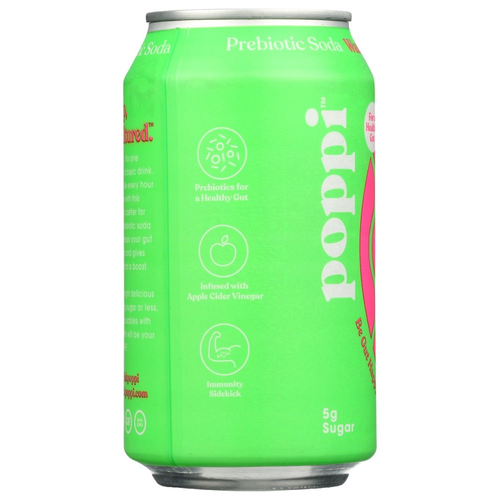 POPPI: Soda Prebiotic Watermelon, 12 fo