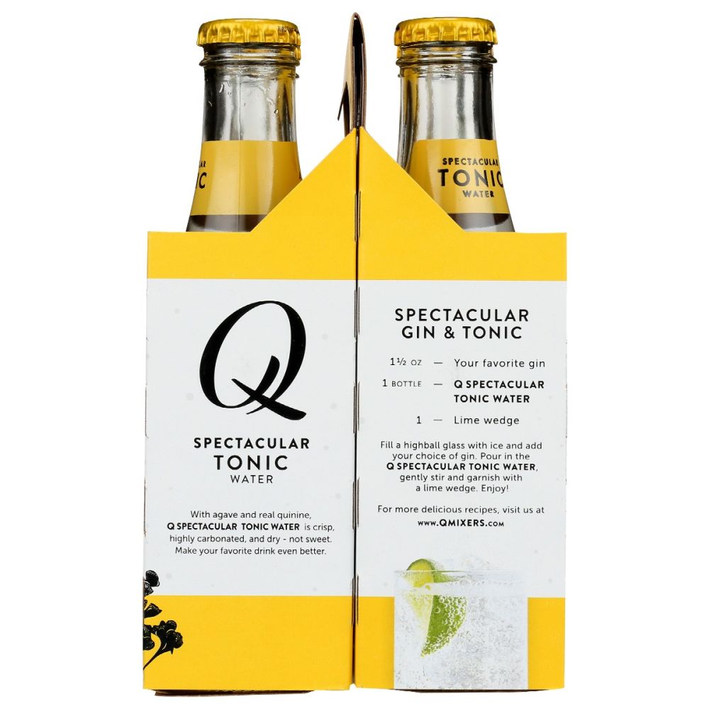 Q TONIC: Spectacular Tonic Water 4Pack, 26.8 fo