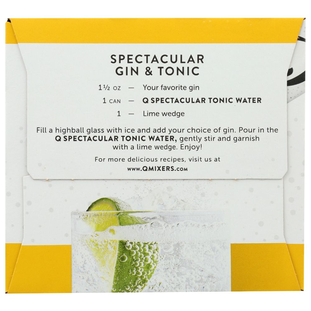 Q TONIC: Tonic Water, 30 fo