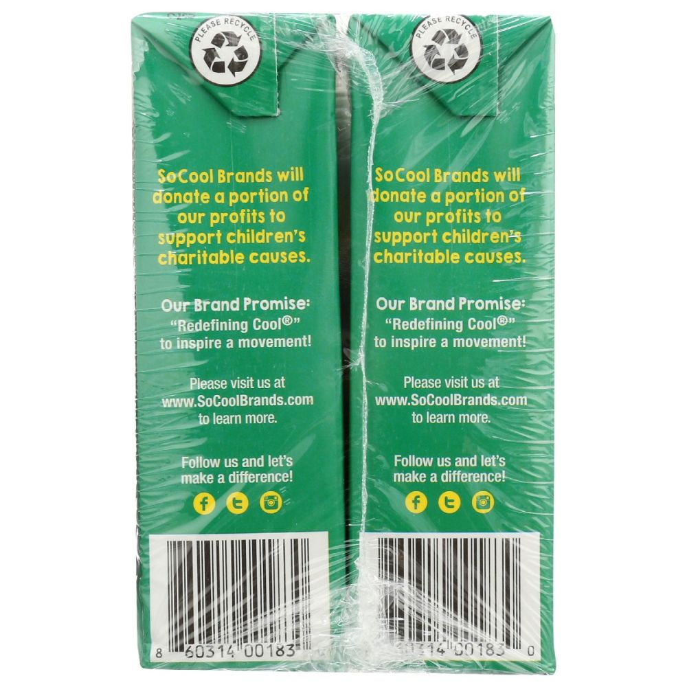 SO COOL: Organic Flavor Apple Water Zero Sugar, 54 fo