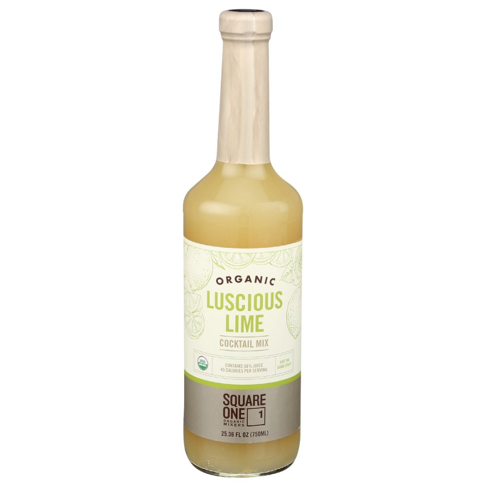 SQUARE ONE ORGANIC SPIRITS: Luscious Lime Mixer, 750 ml