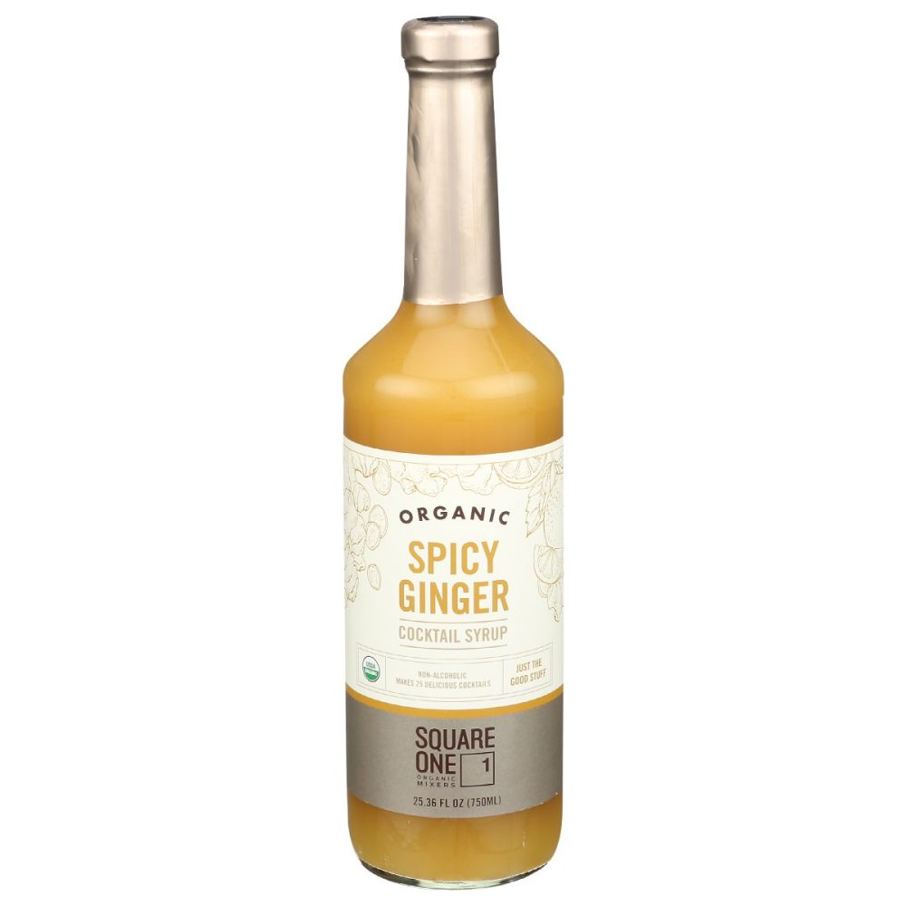 SQUARE ONE ORGANIC SPIRITS: Spicy Ginger Syrup, 750 ml