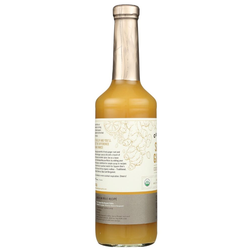 SQUARE ONE ORGANIC SPIRITS: Spicy Ginger Syrup, 750 ml