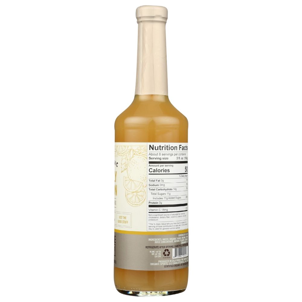 SQUARE ONE ORGANIC SPIRITS: Lively Lemon Mixer, 750 ml