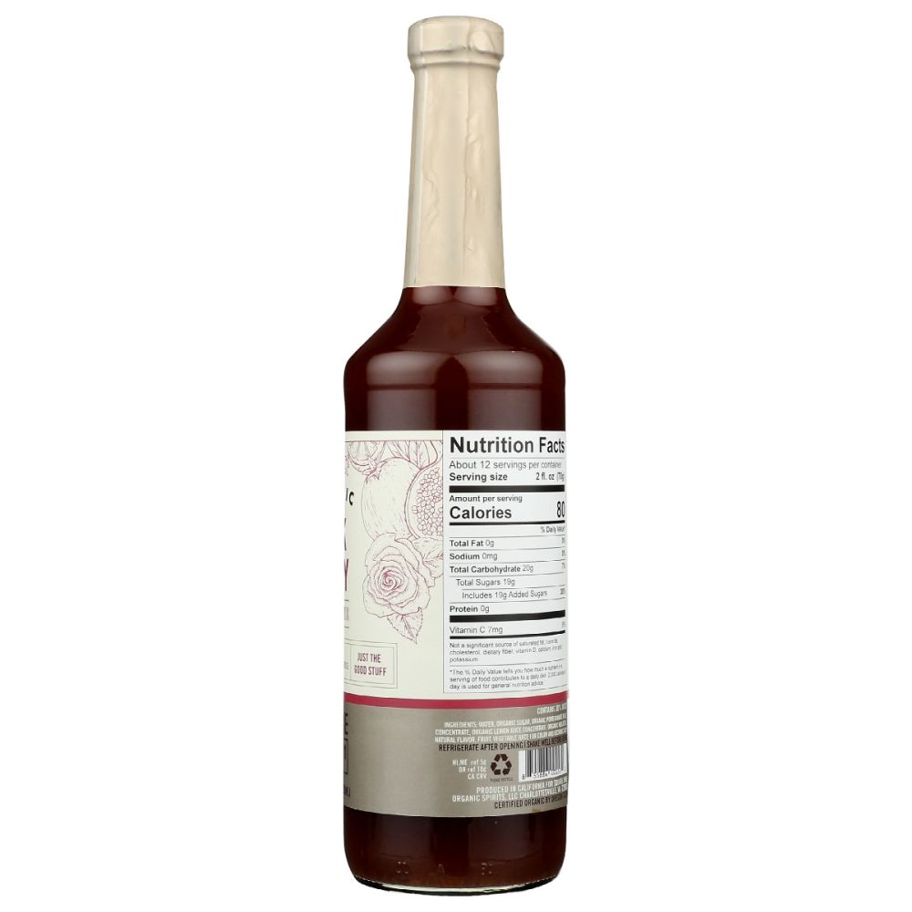 SQUARE ONE ORGANIC SPIRITS: Pink Daisy Mixer, 750 ml