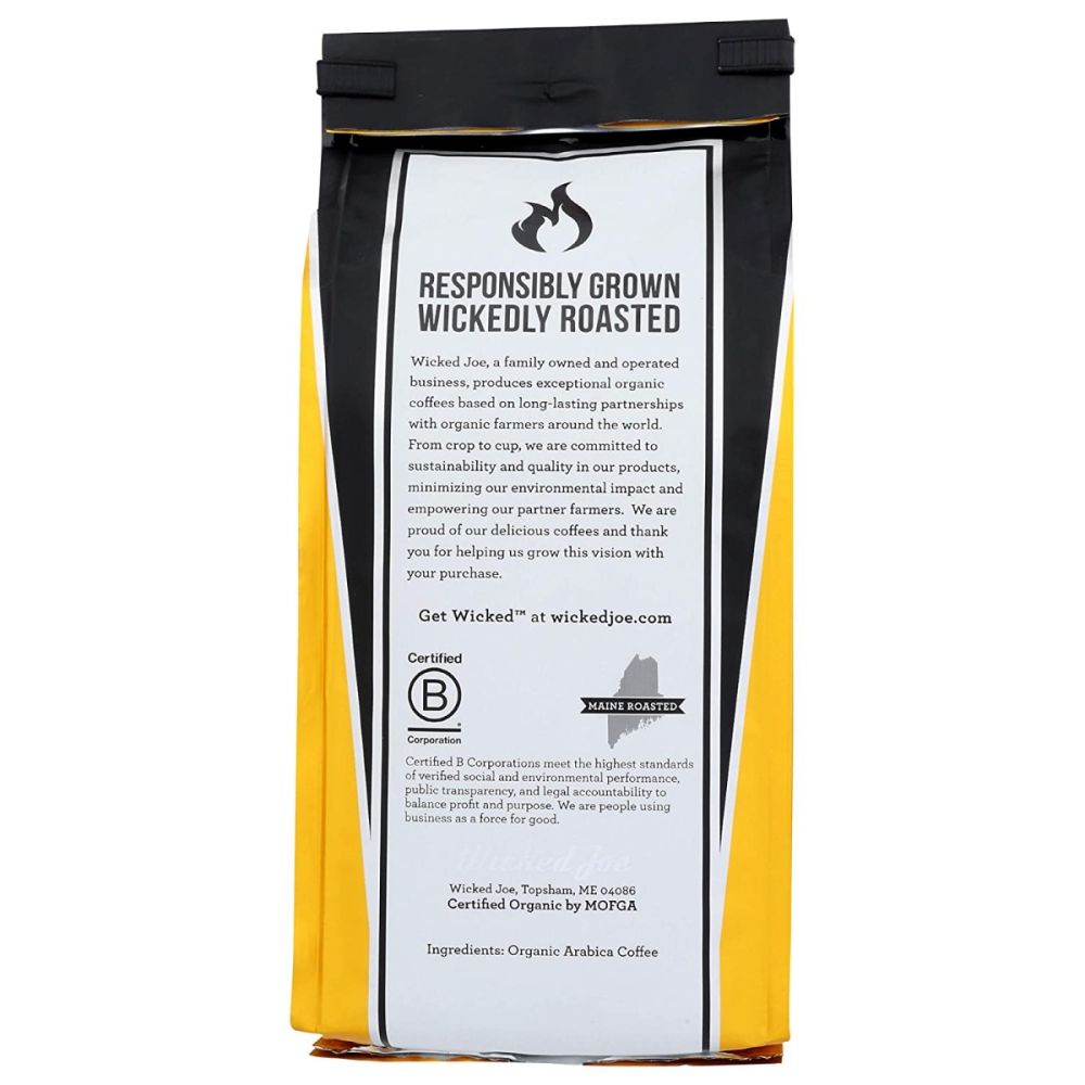 WICKED JOE COFFEE: First Tracks Breakfast Blend Ground Coffee, 12 oz