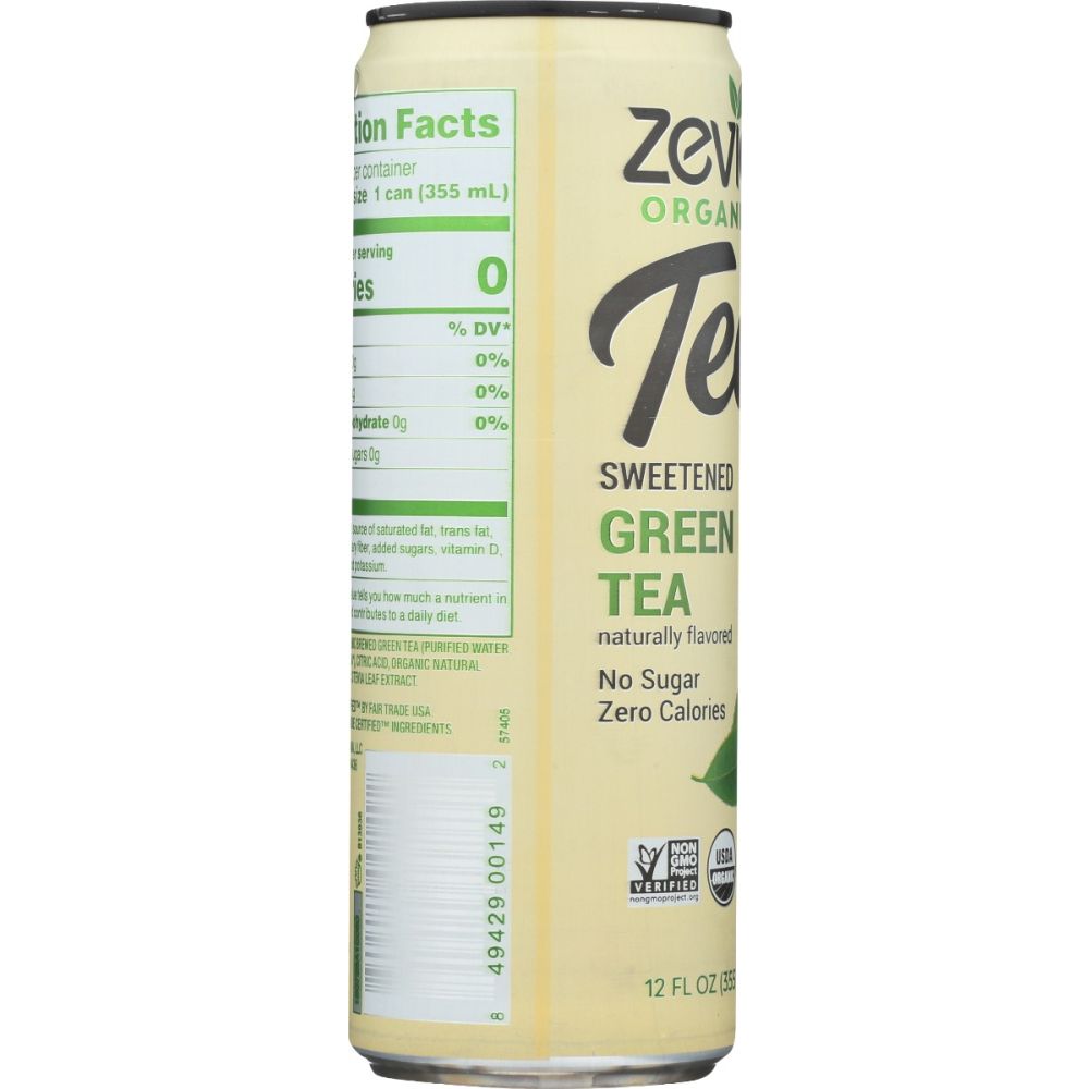 ZEVIA: Organic Green Tea, 12 fo